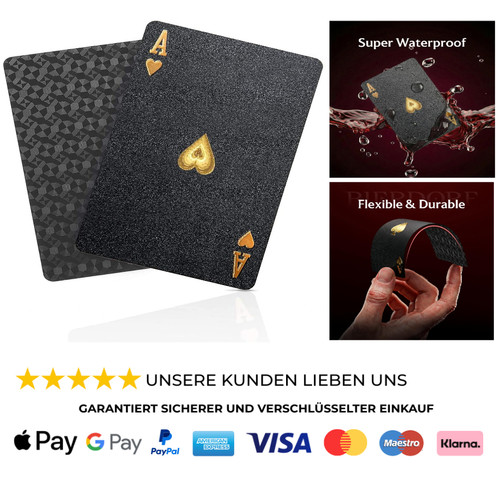 Wasserdichte spielkarten - wasserdichte,