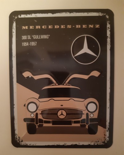 Blechschild mercedes benz - blechschild,