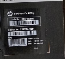 Pavilion dv7 4160eg - pavilion, dv7-4160eg