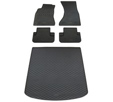 Gummi Fußmatten Kofferraumwanne für Audi A5 8T F5 Sportback 2007- Gummimatten