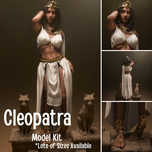 Cleopatra 3d modellbausatz - 3d,