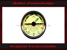 Tachoscheibe für Traktormeter Hüftmeier Hanomag Ø74 mm - 2