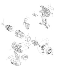 Makita Ersatzteile für DDF482 Akku Schrauber