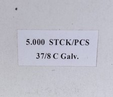 Tackerklammern Typ 37 / 8mm, 5000 Stück,