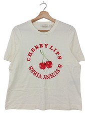 RICH & ROYAL Print-Shirt Damen Shirt Gr. DE 38 hellgelb Casual-Look