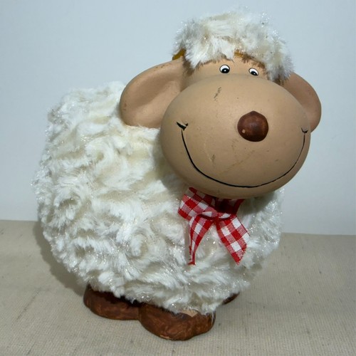 Dekoschaf aus keramik mit - dekoschaf,