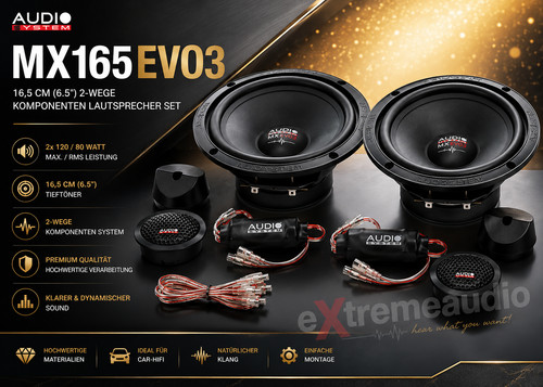 Audio system mx165evo3 cm - system,
