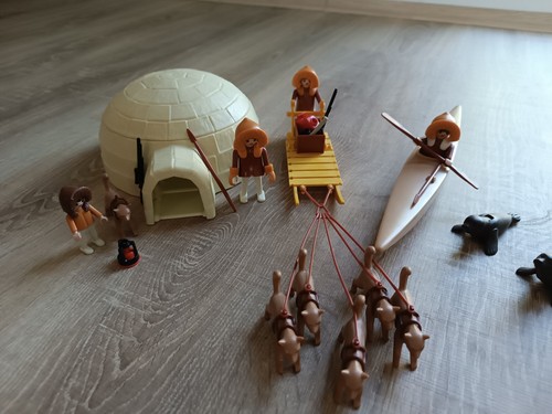 Playmobil 3465 3466 iglu - playmobil,