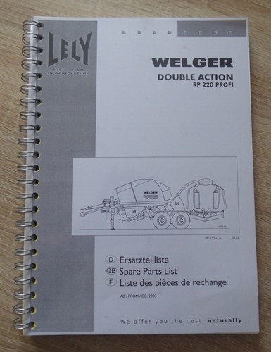 Welger rundballenpresse rp220 - rundballenpresse,