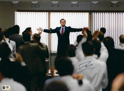 Leonardo caprio signed wolf - leonardo,