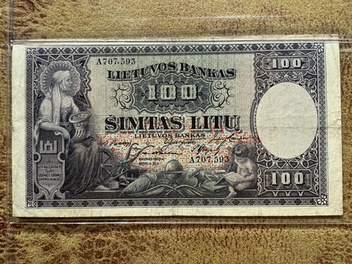 Litauen 100 litu alte smetonas - litu,