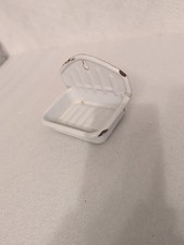 Alte emaille Seifenschale als