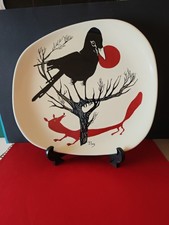 Sammel keramik platte Rabe Und