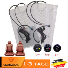 Carbon Sitzheizung 4x Heizmatten Nachrüstsatz 4tlg für PKW LKW BUS 4 Stück 2 Set