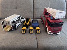 Konvolut Bruder Feuerwehr 30262 Camping 2672  Bagger 2589 Cabrio 3481 ohne OVP