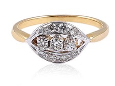 Pave 0,35 Cts Runde Brilliant