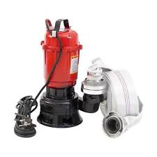 550W Tauchpumpe Abwasserpumpe Schmutzwasserpumpe HUNTER 18000L/h +20m C-Schlauch