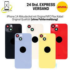 iPhone 14 Akkudeckel Komplett Back Cover MagSafe mit Original NFC Blitz Flex