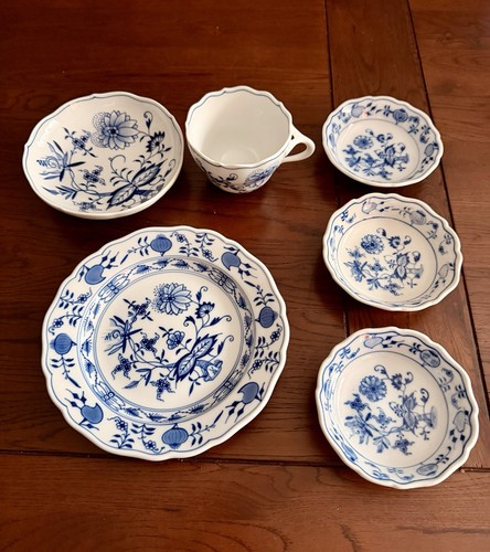 Meissen zwiebelmuster teller - meissen,