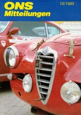 ONS Mitteilungen Nr. 10/1985