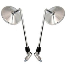 Spiegelpaar für Suzuki GN125 1994-1999 U 80 km/h 1994-99 Chrom M10 Rechtsgewinde