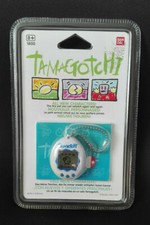 TAMAGOTCHI Bandai 1996-1997 Weiß-Blau,NRFB, 1800, SELTEN!!!,virtuelles Haustier