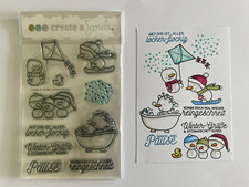 clear stamps zum Basteln/ Stempel/ Grußkarten und Weihnachtskartenbastelei/ Efco