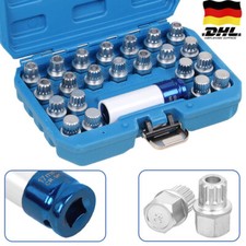 23tlg Felgenschloss-Werkzeug