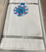 Handtücher Reines Leinen VITTORIA 6er Set Art. CREAS weiß mit Tagesrand