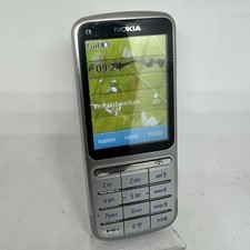 Nokia C3-01 (RM-640) Tasten- / Touchhandy in Silber (Guter Zustand & o. Simlock)