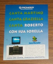 Seltene Werbung vintage PIONEER J-K600LD LASERKARAOKE Laserdisc HiFi Anlage 1994