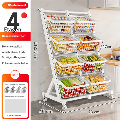 8er stapelkörbe gitterkorb - stapelkörbe,