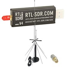 RTL-SDR Blog V4 + Moonraker SKYSCAN DESKTOP Antenne 25–2000MHz HF VHF UHF