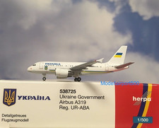Herpa Wings 1:500  Airbus A319  Ukraine Government  538725 Modellairport500