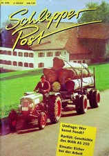 1) Schlepper Post 03/1995 - MAN AS 250 in einer selt - Deutz F 3 L 514/6 in ein