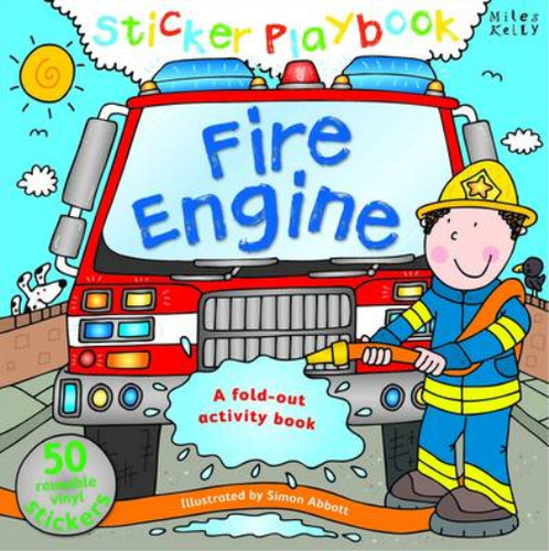 Fire engine sticker playbook - fire,