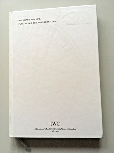 Iwc uhren katalog 2001 - katalog, 2001/