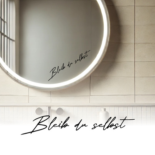 Aufkleber bleib selbst - bleib,