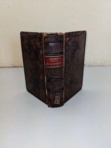 Altes buch charron von - buch,