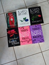 Karen Rose Baltimore Reihe 6 Bücher Set Paket Todesherz Kleid Kind usw