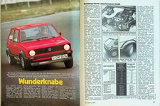 Sport Auto 02/1978 VW Golf I LS Hartmann mit 100PS im TEST auf 3 Seiten