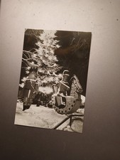 Alte Foto AK DDR Olbernhau zur Weihnachtszeit  ungel.