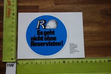 Alter Aufkleber Militär