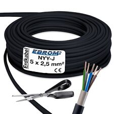 (2,59€/m) NYY-J 5x2,5 mm² -
