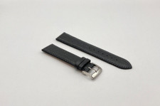 Uhrenarmband Leder KAUFMANN „Sellier“ 20 mm Dunkelgrau, Made in Germany