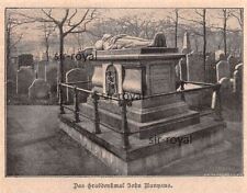 Grab von John Bunyan in London - 1900 - Historische Aufnahme ~10x8cm