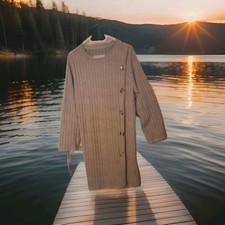 Damen Strick-Kleid 💥 Beige Gr. 1XL ca. 42/44