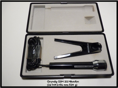 Vintage mikrofon grundig gdm - grundig,