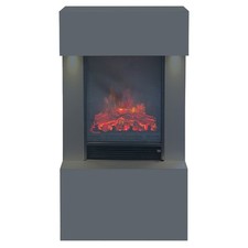 Elektrokamin - grau - 2 Heizstufen