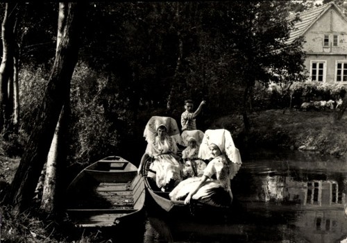 Spreewald sorbische - ak, spreewald,